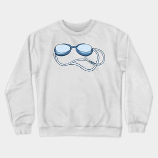 Swim Goggles Crewneck Sweatshirt